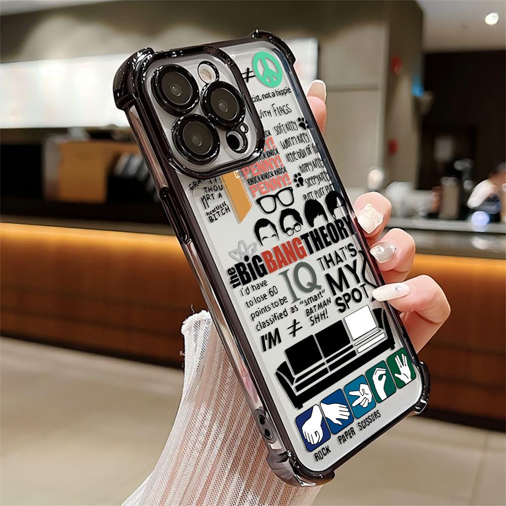 Popular TV series The Big Bang Theory Plating Phone Case For Samsung S26 S25 S24 S23 S22 S21 S20 FE Note20 Edge Plus Ultra 4G 5G