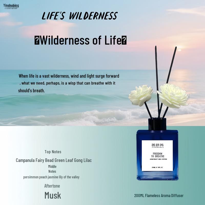 Flameless Essential Oil Aroma Diffuser: Long-Lasting Fragrance for Home & Hotel Feel, Eliminates Odors in Bedroom & Living Room