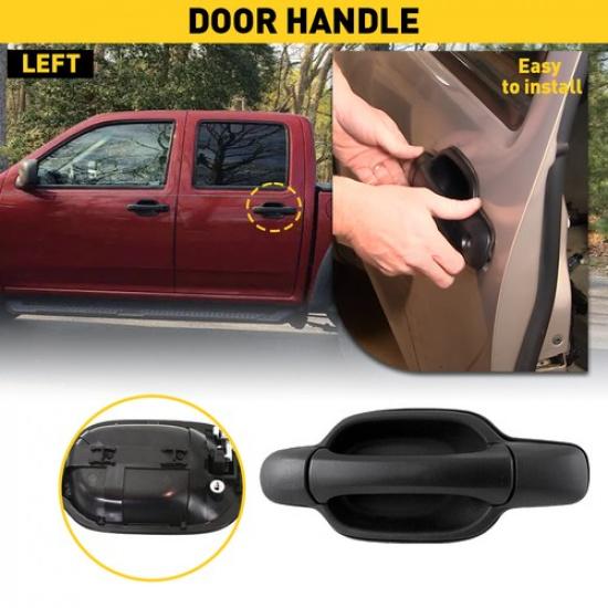 Outside Exterior Handle Left Door Side Driver 2004-2012 For GMC Canyon Chevrolet