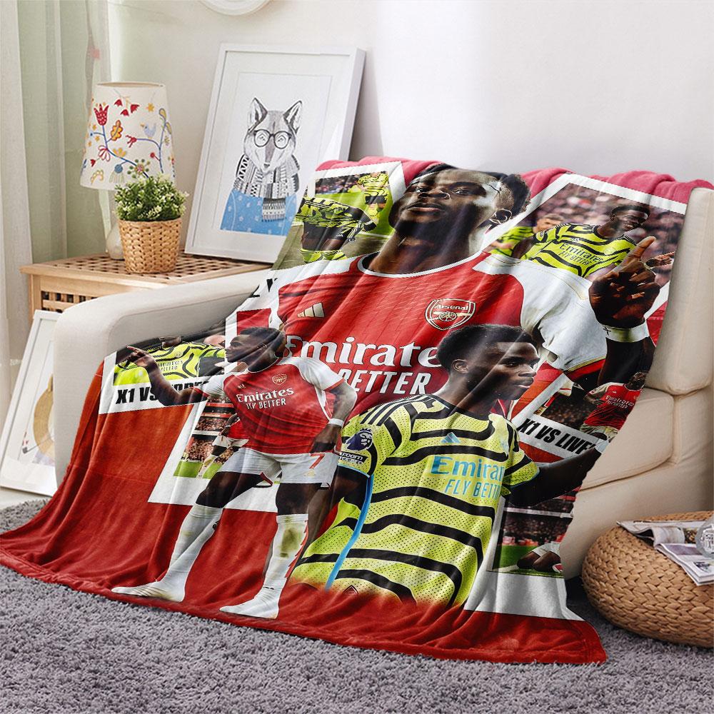 Bukayo Saka Force Blanket, High quality Comfortable for All Seasons, Home Decor, Warmth and Comfort