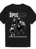 Мужская повседневная летняя футболка - Графика группы 'The Specials', Черно-белый дизайн, Полиэстер, Круглый вырез