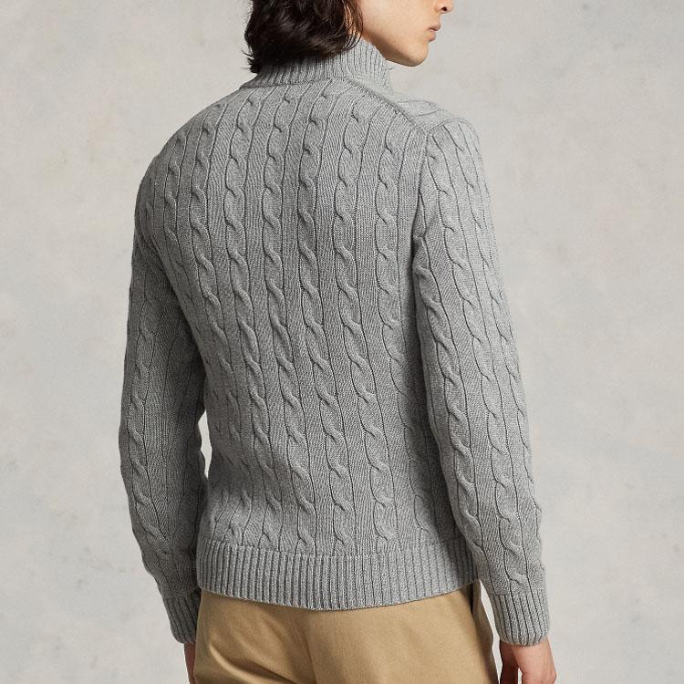 Polo Ralph Lauren Polo Pony-motif cable-knit cardigan MNPOSWE16821362-020