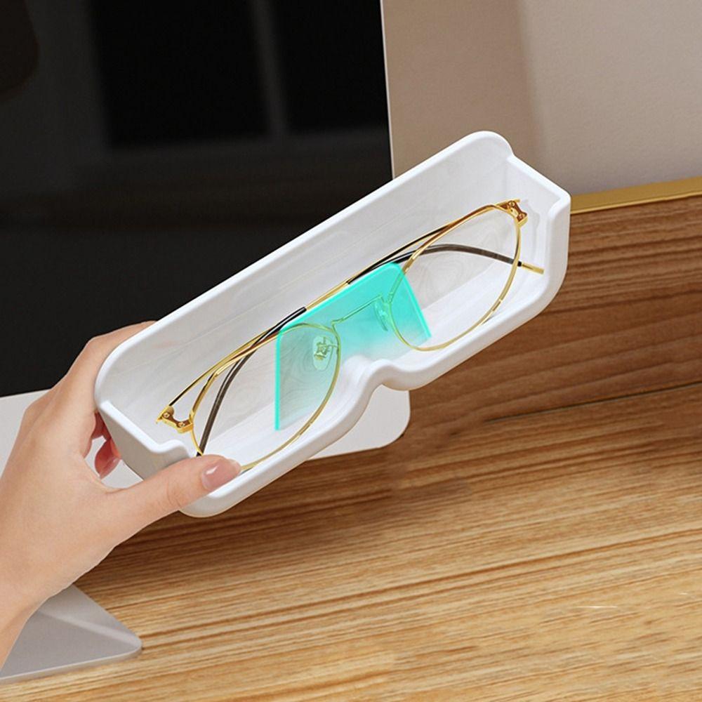 Коробка для хранения очков без проколов, настенная стойка для очков для близорукости, настольная