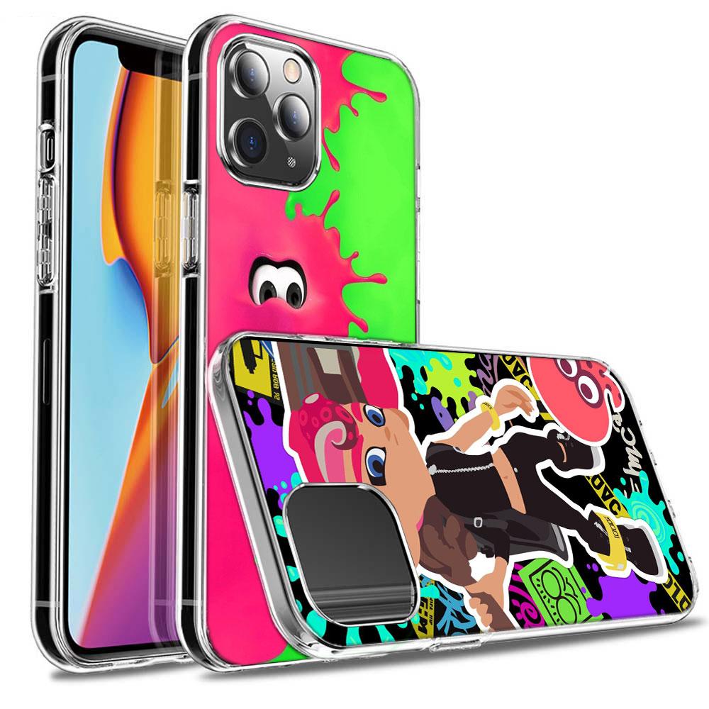 Игровой чехол для телефона S-Splatoons для iPhone 16E 15 Pro 14 Plus 17E 16 17 Pro Max Air 11 12 13 Mini Ударопрочный Capa Милый чехол TPU