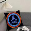 Hot AAtaris Game Logo Cushion Cover Elegant Comfort Pillowcase Sofa Bed Doublesided Printed Invisible Zipper Home Decor