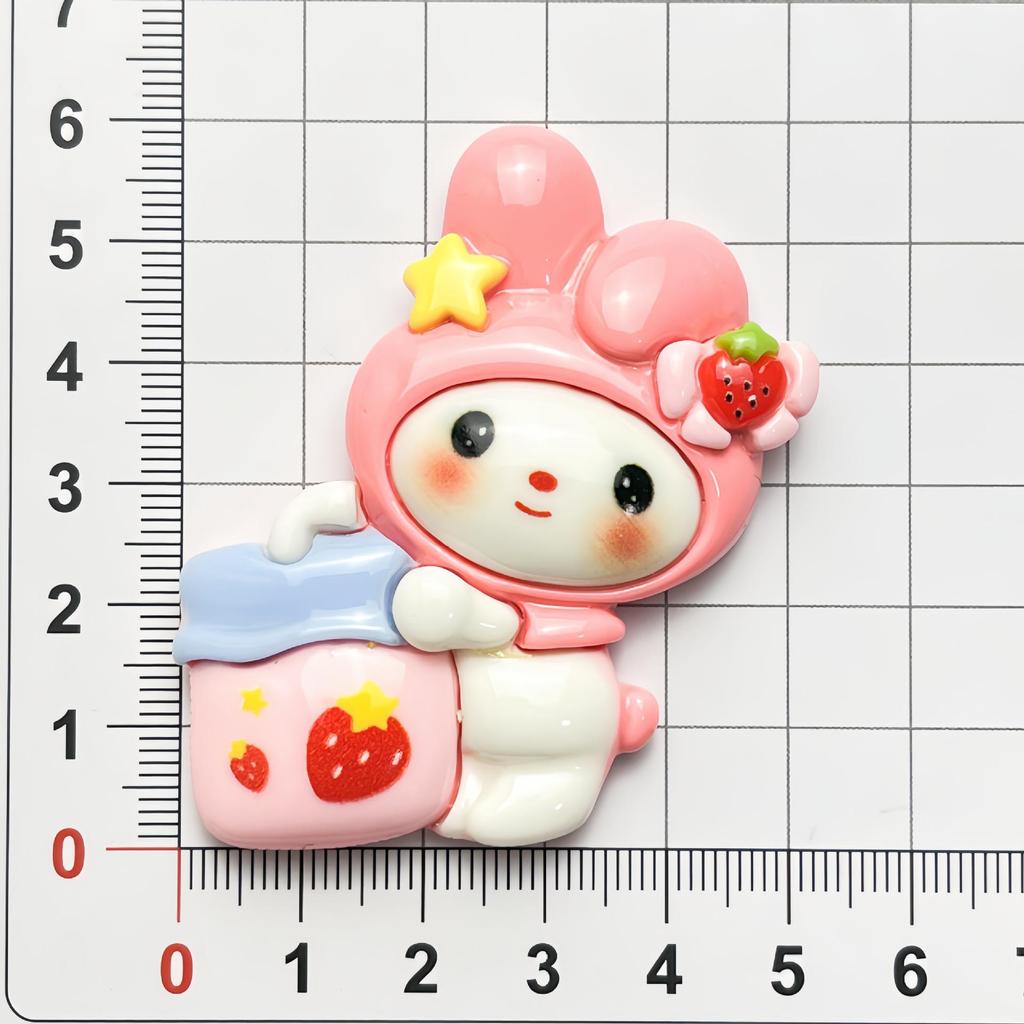 Мультяшные еда-игрушки Sanrio Смоляные аксессуары для DIY заколок и украшений для телефона