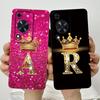 Для Huawei Nova Y72 Y72S Y63 MGA-LX3 Корона Инициал Буква Пара Чехол для Телефона NovaY72 4G Мягкий Силикон ТПУ Защитный Чехол для Объектива