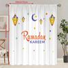 2 шт. Рамадан счастливый (Мусульманин) молитва Рамадан печатная штора полиэстер материал подходит для спальни гостиной,
