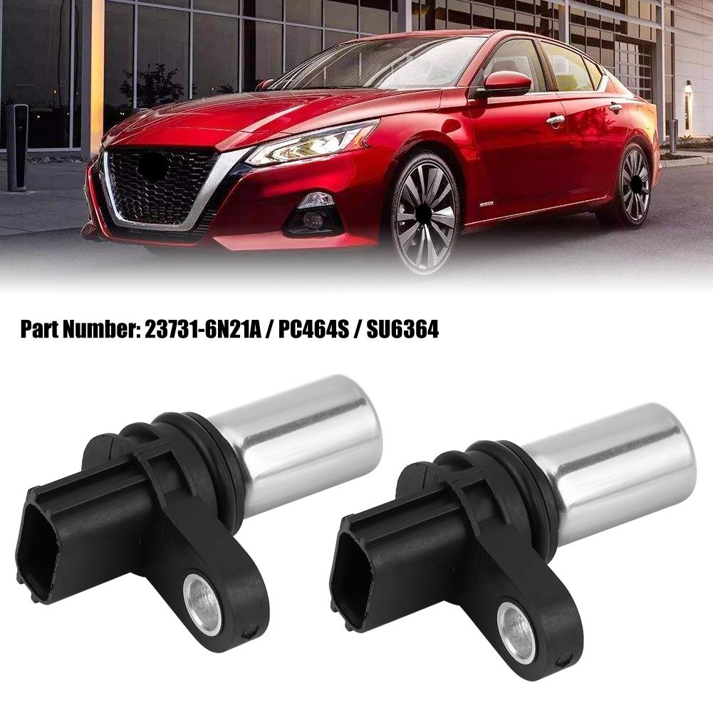 2Pcs Crankshaft Camshaft Position Sensor for Nissan Altima Sentran Frontier 2.5L 23731 6N21A