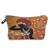 Women Black girl Print Cosmetic Bag Toiletries Organize Travel Storage Case 6397