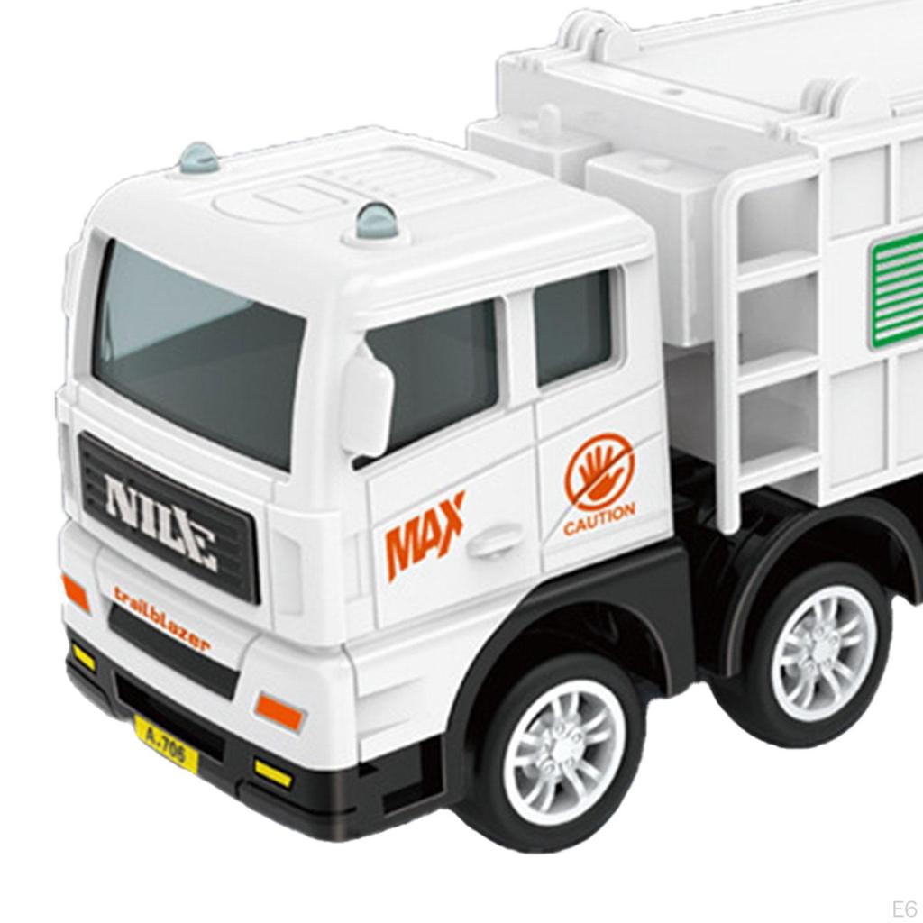 Мусоровоз, игрушечный фрикционный интерактивный детский транспорт, модель автомобиля