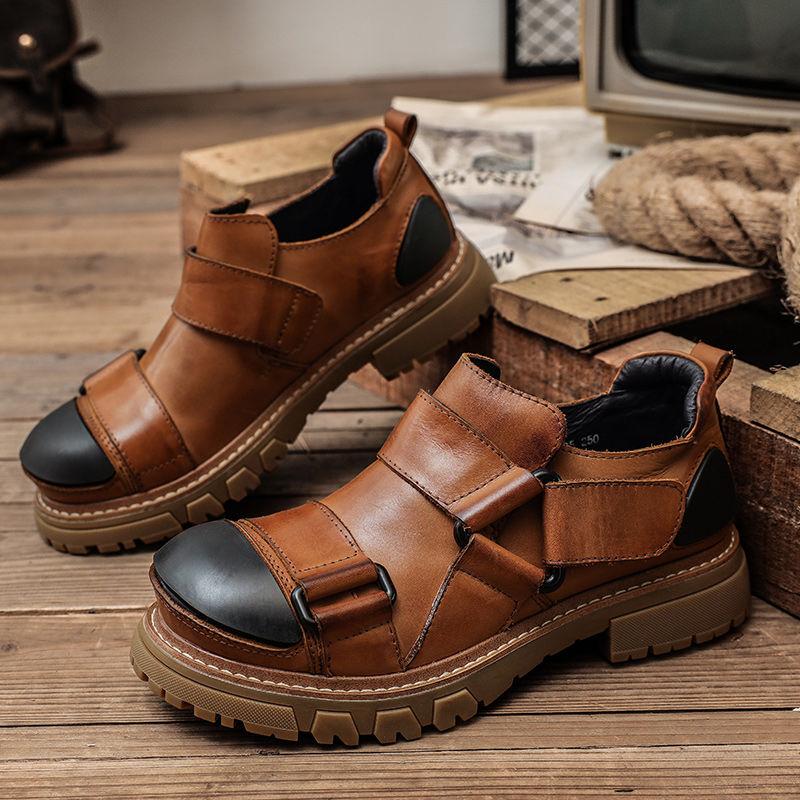 Men's Niche Retro Leather Shoes