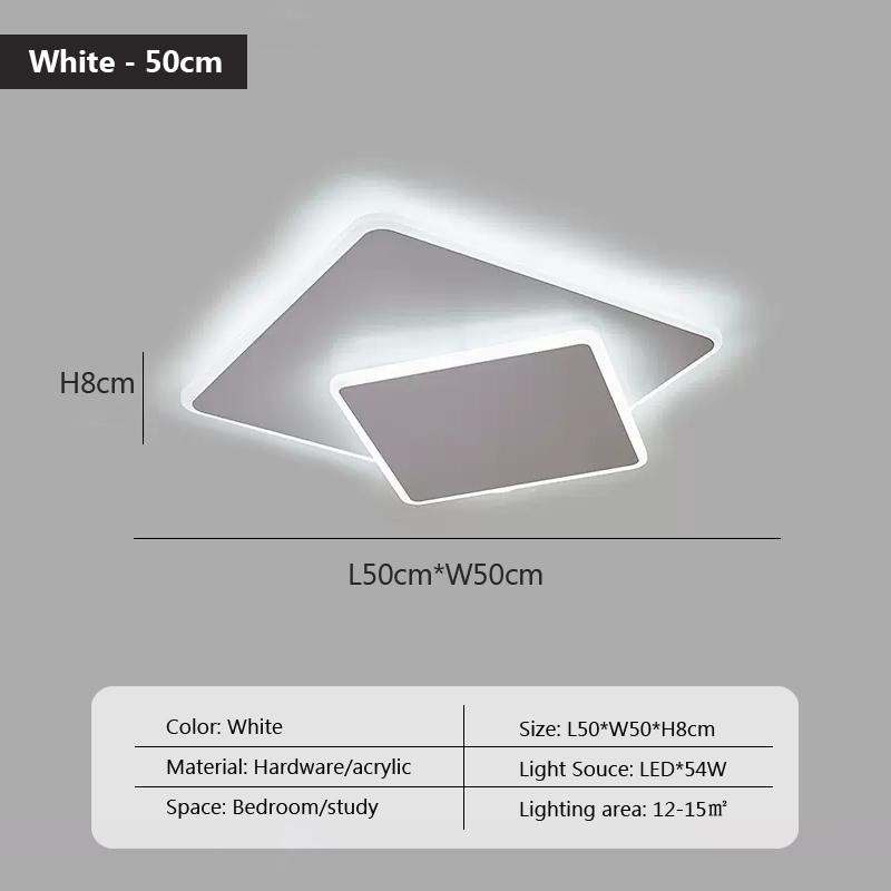 Современный светодиодный потолочный светильник, домашний декор для спальни, гостиной, кабинета, детской комнаты, кухни, люстра, белый декоративный светильник, люстра