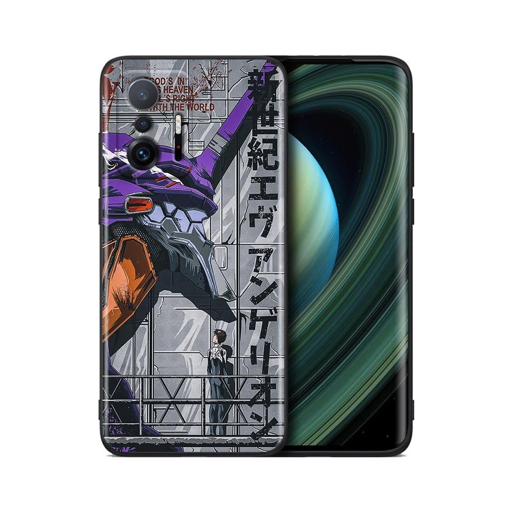 Аниме Neon Genesis Evangelion EVA чехол для телефона для Xiaomi Mi 12 12X 11 Lite 11X 11T X3 X4 NFC M3 F3 GT M4 Pro NE 5G силиконовый чехол