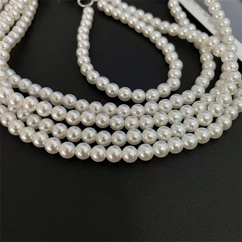 Strap Phone Pendant Phone Crossbody Chain Phone Pearl Strap Long Pearl Lanyard Mobile Phone Lanyard