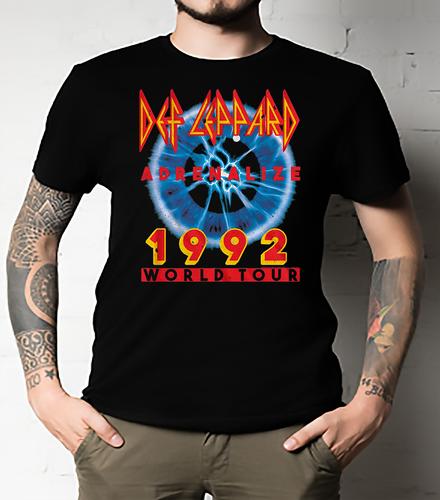 Tendance Def leppard 1992 world tour T-shirt classique Unisex All Size