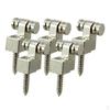 5 Pieces Iron Mini Guitar Roller String Trees Retainer Chrome for Electric Parts Musical