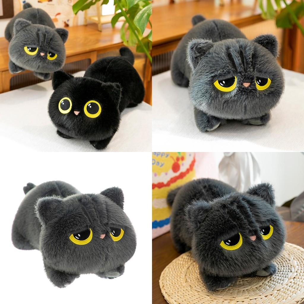 Bedside Cat Plush With Fluffy Material For Kids Relaxation And Play