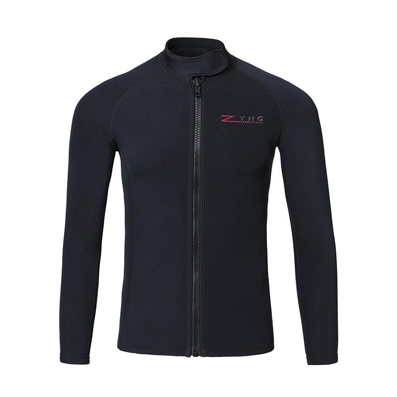 Мужской гидрокостюм с длинным рукавом 1,5 мм - Теплый, защита от холода и солнца, одежда для серфинга