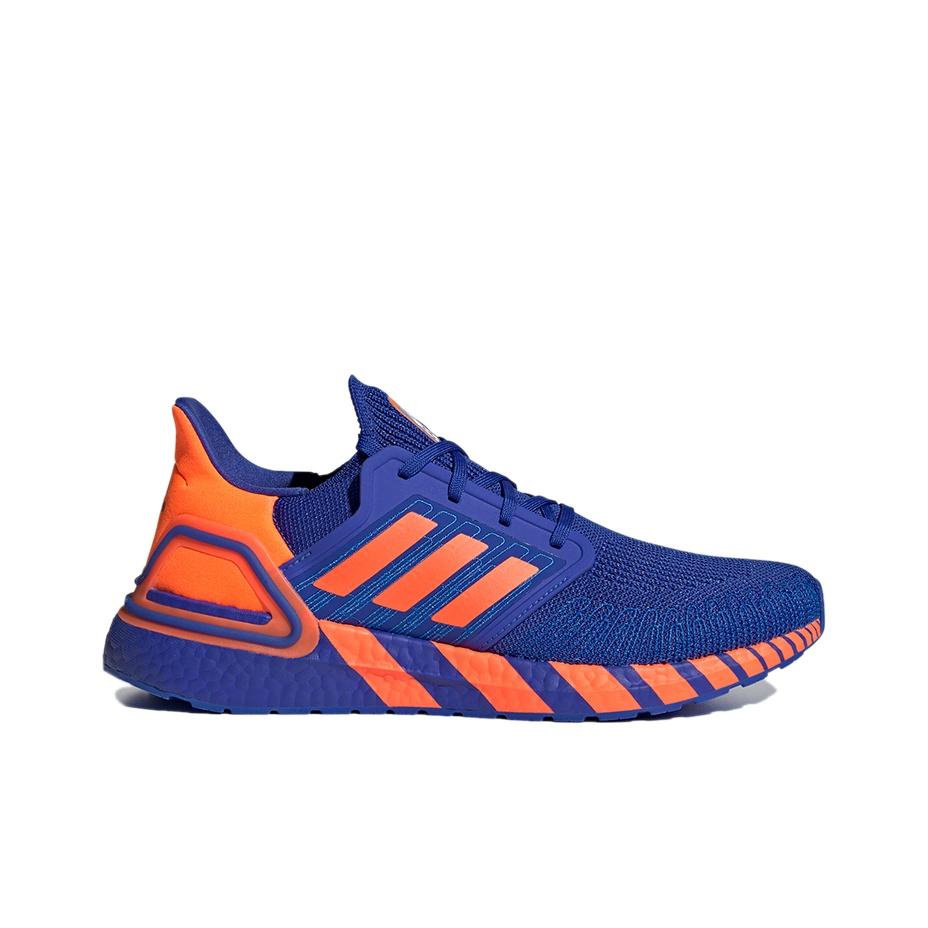 adidas Ультра Дышащие Кроссовки для Марафона с Низким Верхом в Стиле Колорблок Унисекс Сине-Оранжевые GW4840
