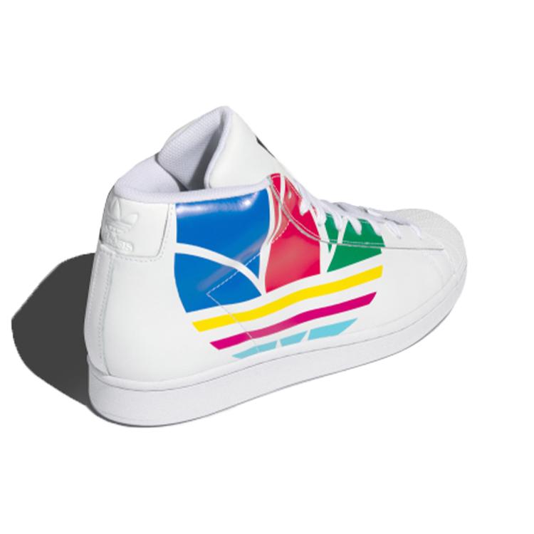 Adidas Pro Model Shoes 'White Multi Color' FY1549