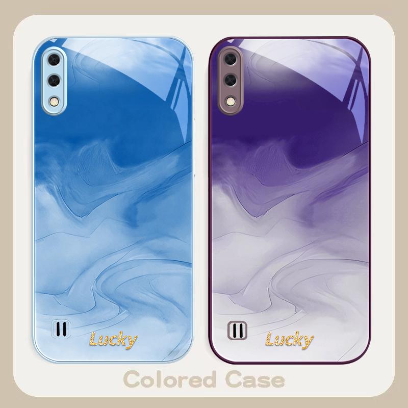 Чернильная wash коннотация синий Для Samsung A01 A02 03 Core 04 05 06 10 12 13 14 5G 15 16 M02 12 Note 8 9 10 20 стекло Ультра чехол для телефона