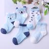 5 Pair/Lot Summer Children Cotton Socks Boy Girl Baby Newborn Cute Cartoon Soft Mesh Short For Spring 0-6 Year Fashion Kids Sock