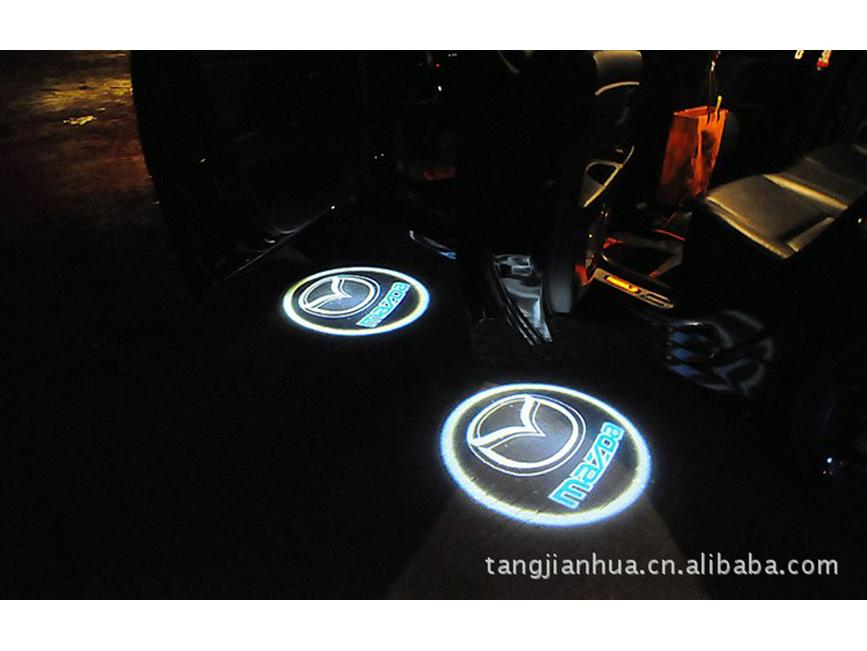 High-Power All-Metal Door Welcome Light for Cars and Motorcycles, 20-40 Cm Projection Focal Length