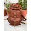 Vintage Genuine Leather Bag Rucksack Backpack Travel Men's New Laptop