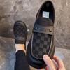Британские мужские повседневные ленивые туфли, деловые слипоны, туфли-бобы, мужские туфли на плоской подошве, платформа, нарядные, мужские кожаные туфли, летние, осенние лоферы