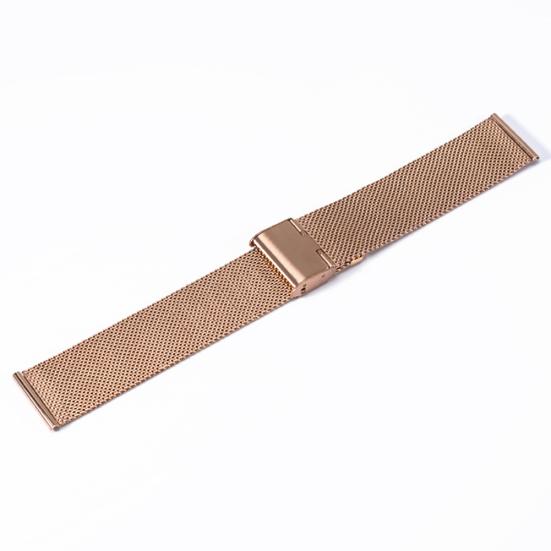 Fashion 18mm - 24mm Stainless Steel Watch 0.4mm Wire Mesh Waist Watch Strap Band