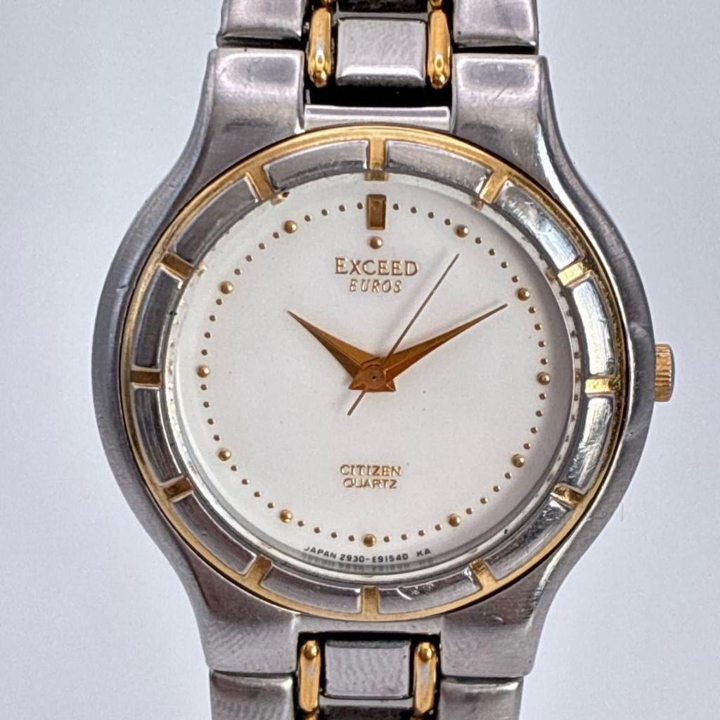 Б/у Новая батарейка Citizen Exceed Combi Женские Винтаж