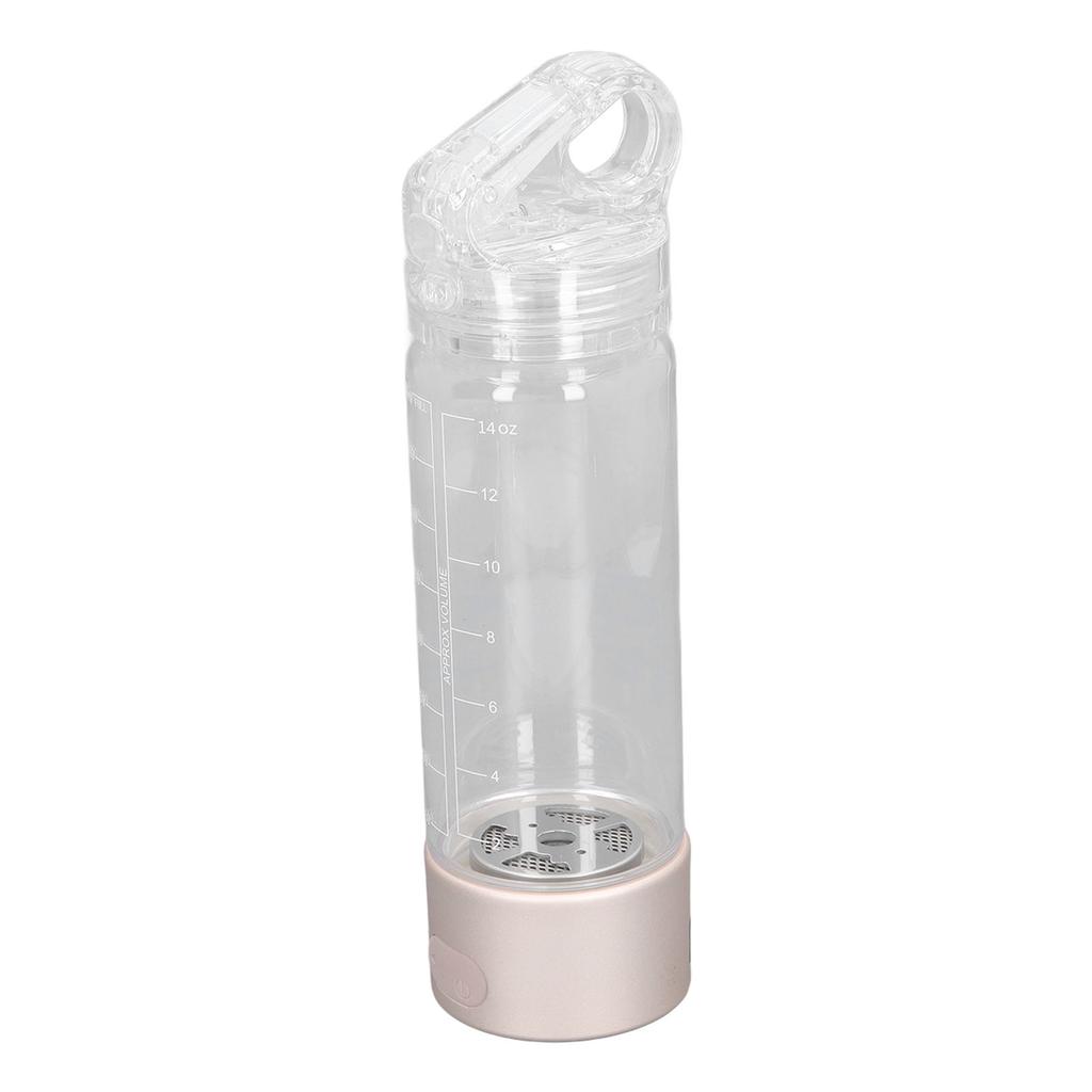5V Hydrogen Water Bottle 400ML Capacity 1600?2000ppb Rechargeable Portable Hydrogen Water Generator