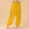 Взрослые шифоновые брюки для практики индийского фольклорного танца/танца живота