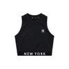 New MLB Base Logo Tank Tops Women's Black 3FTK08023-50BKS