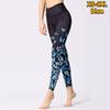 Женские темно-синие эластичные леггинсы с принтом павлина для йоги, фитнеса, бега в тренажерном зале, спортивные активные брюки