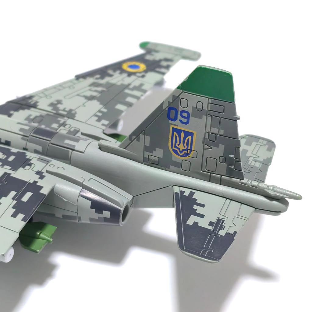 Игрушки Су-25 Истребитель Модель из АБС-пластика Масштаб 1/72 Сборный самолет для любителей авиации Подарки DIY Коллекция самолетов Игрушка