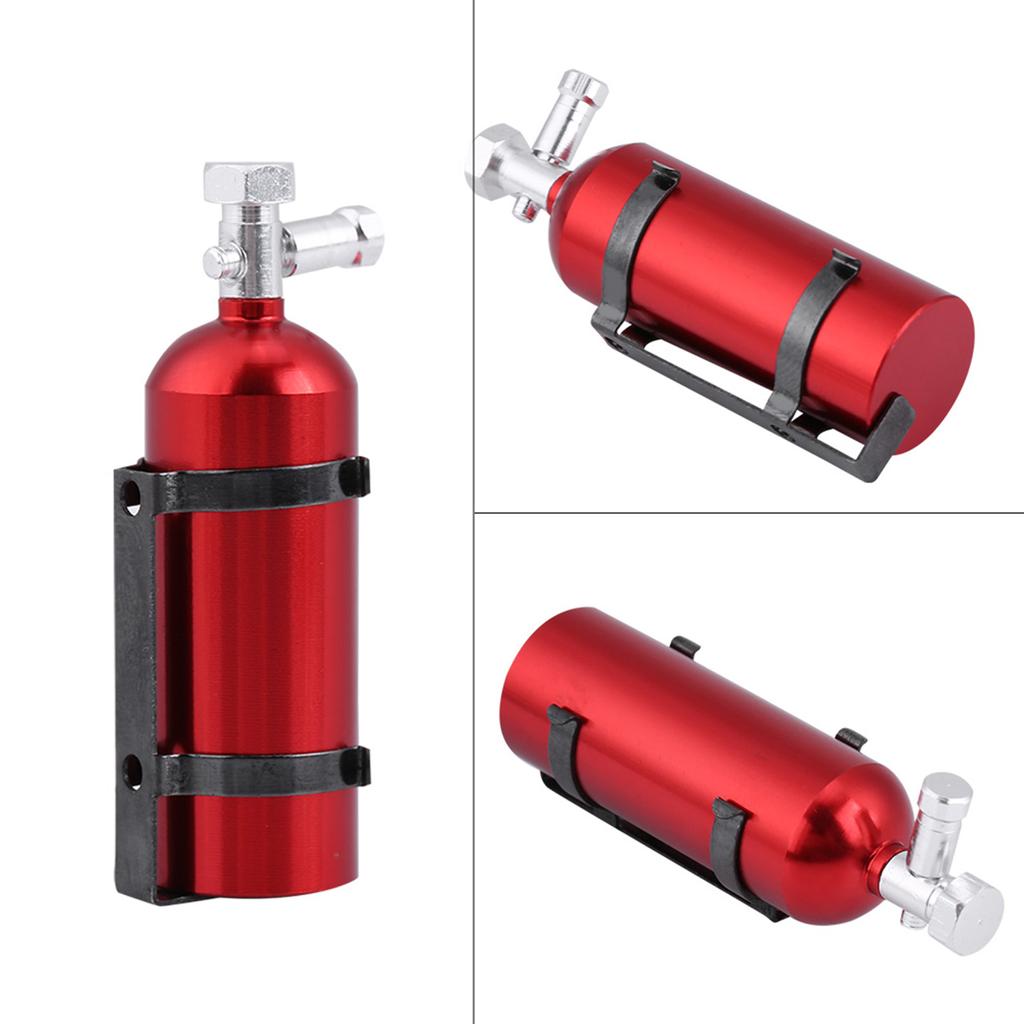 Simulation Metal Mini Fire Extinguisher for CC01 SCX10 TRX4 D90 RC Crawler Car