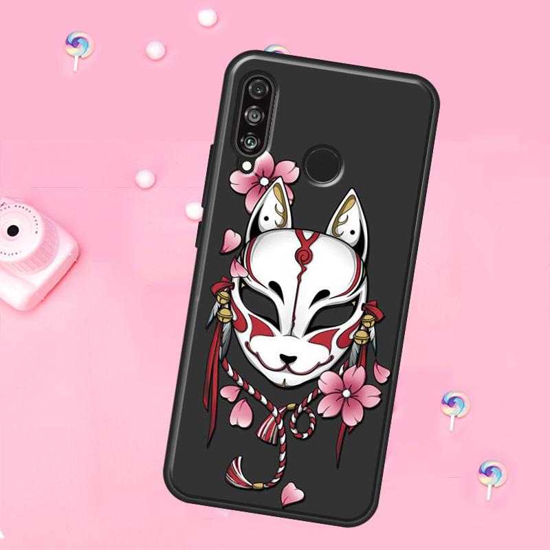 Чехол в японском стиле с лисой для Huawei Nova 12i 7i 8i 11i 12s Y73 Y70 Y90 Y60 Y72 Y61 Y91 9 10 SE P30 Pro P40 Lite