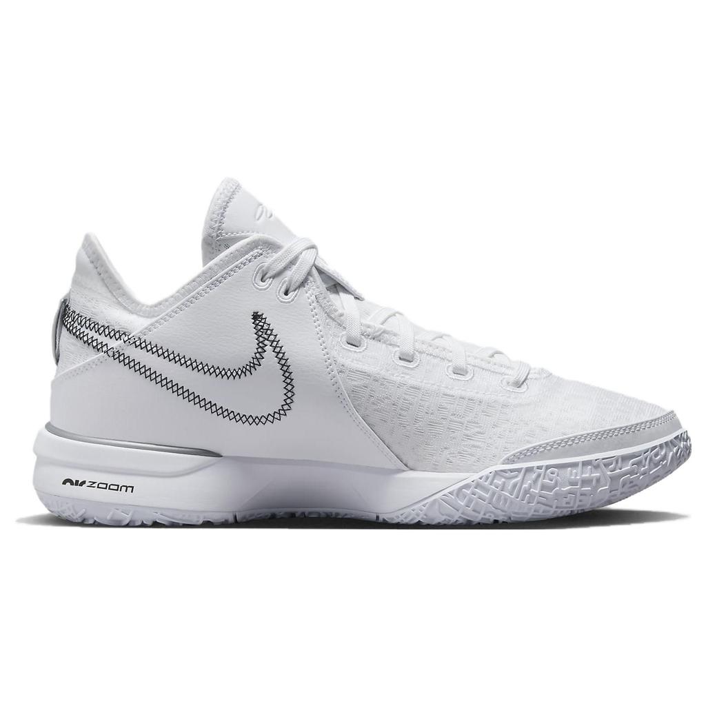 Nike Увеличить LeBron NXXT Gen EP Белые мужские кроссовки Черный металлик-Серебристый DR8788-101