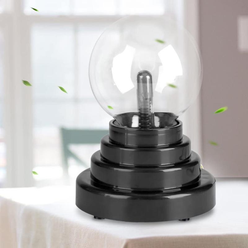 Zerodis Plasma Ball Light USB Globe Night Touch Sensitive Lightning USB/Battery Magic Creative Creative Desktop Decoration for Office, Kids Chi