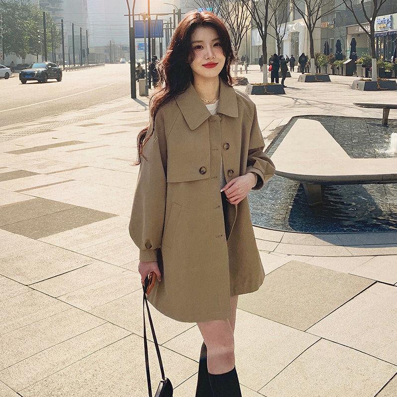 Классические офисные женские тренчи, формальные женские ветровки, куртки, весна-осень, верхняя одежда с длинным рукавом, Ol