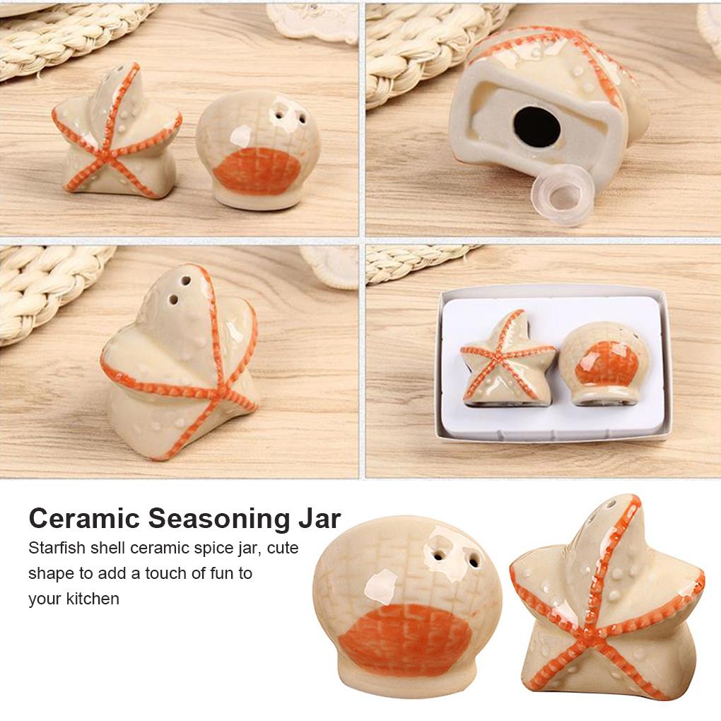2 шт./набор керамическая банка для специй многоразовая моющаяся приправа в форме животного шейкер для кухни ресторана кулинария бутылка для хранения