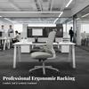 Ergonomic Computer Chair with Wheels Space-Saving Size Center-Support-Rangespine Rotating Chair Ergonomic Spinerest Breathable