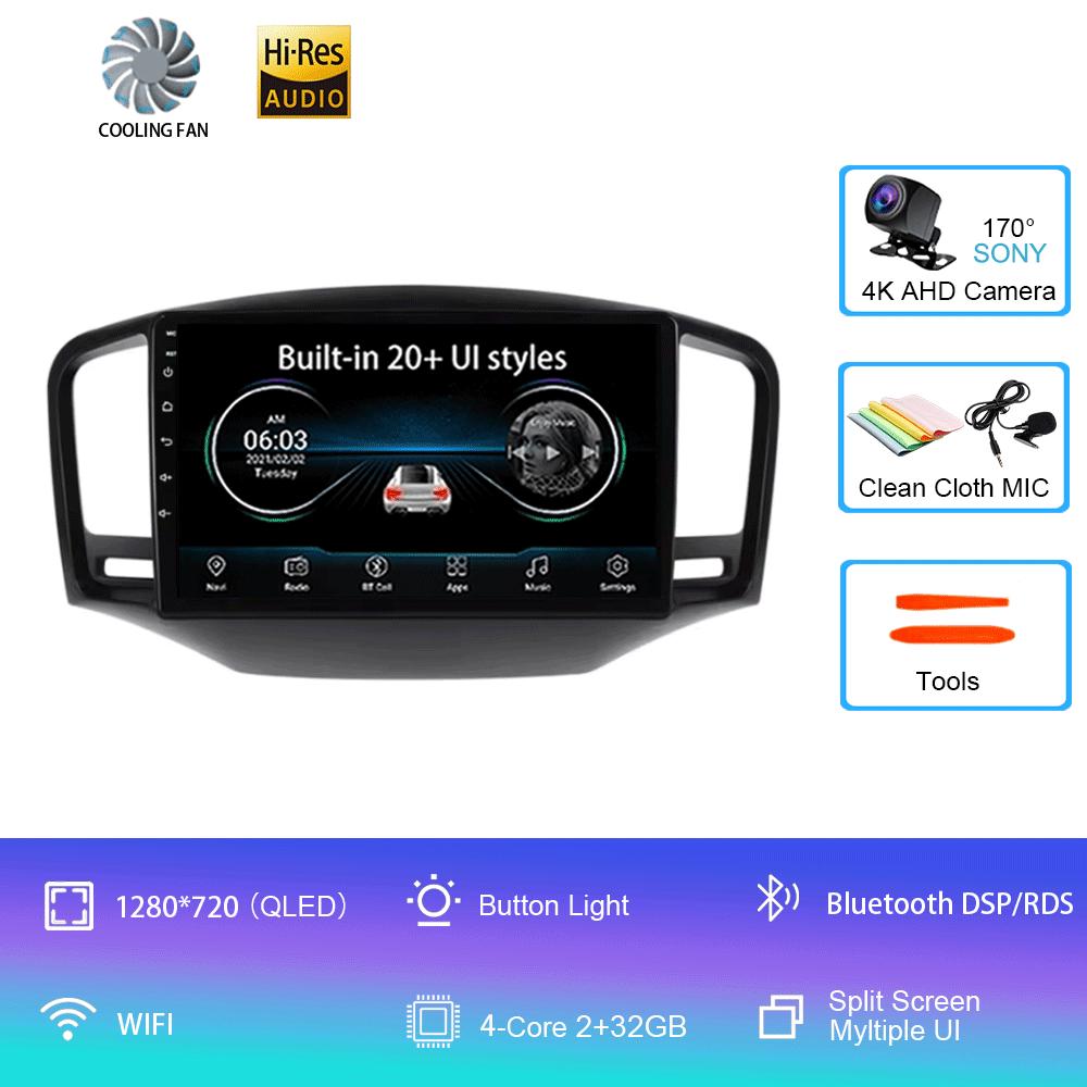 Android 14 для Roewe350 2010-2016 МГ(350) 2010-2012 Автомобильный мультимедийный радиоприемник GPS CarPlay 360 Панорамный голосовой контроль 4G WiFi Head Un