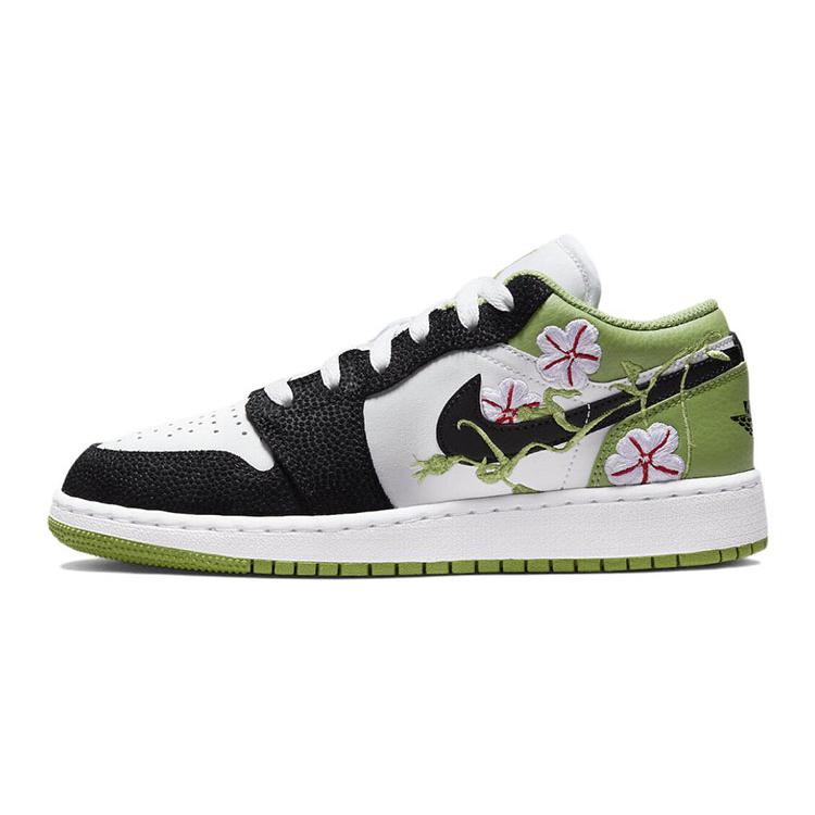 Jordan Kids Air Jordan 1 Low SE "Floral" Sneakers DQ8389-100