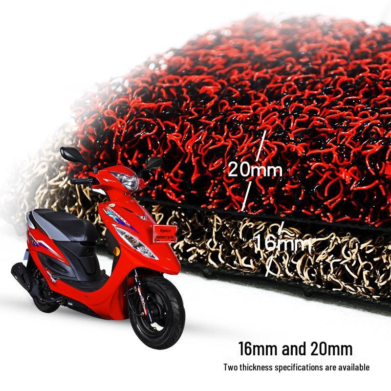Rainproof Footrest Pad for Kymco CK125T-3L with Thickened Coil Mat