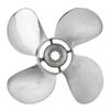 11.6x12 RH RH Outboard Propeller 4 Blades Stainless Steel Fit for Yamaha 25?60HP Engine