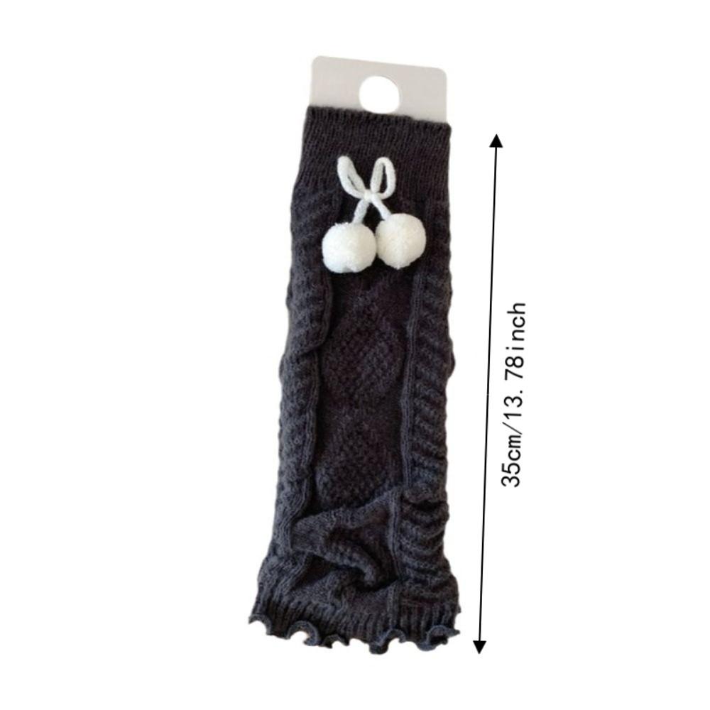 Warm Thermal Leg Warmer Knitted Winter Warm Socks Cozy Long Stockings For Women