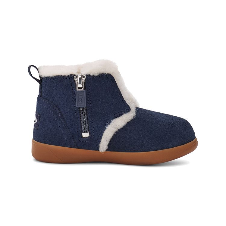 UGG Daden Удобные Прочные Зимние Ботинки на Молнии с Флисовой Подкладкой Детские ботинки Темно-синие 1120957T-NSD